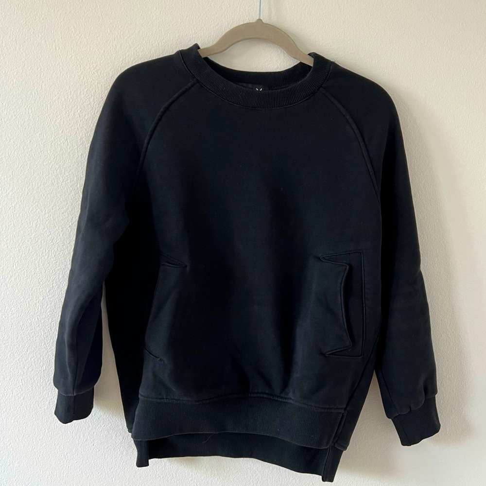 NU New York Black Crew neck Sweater
